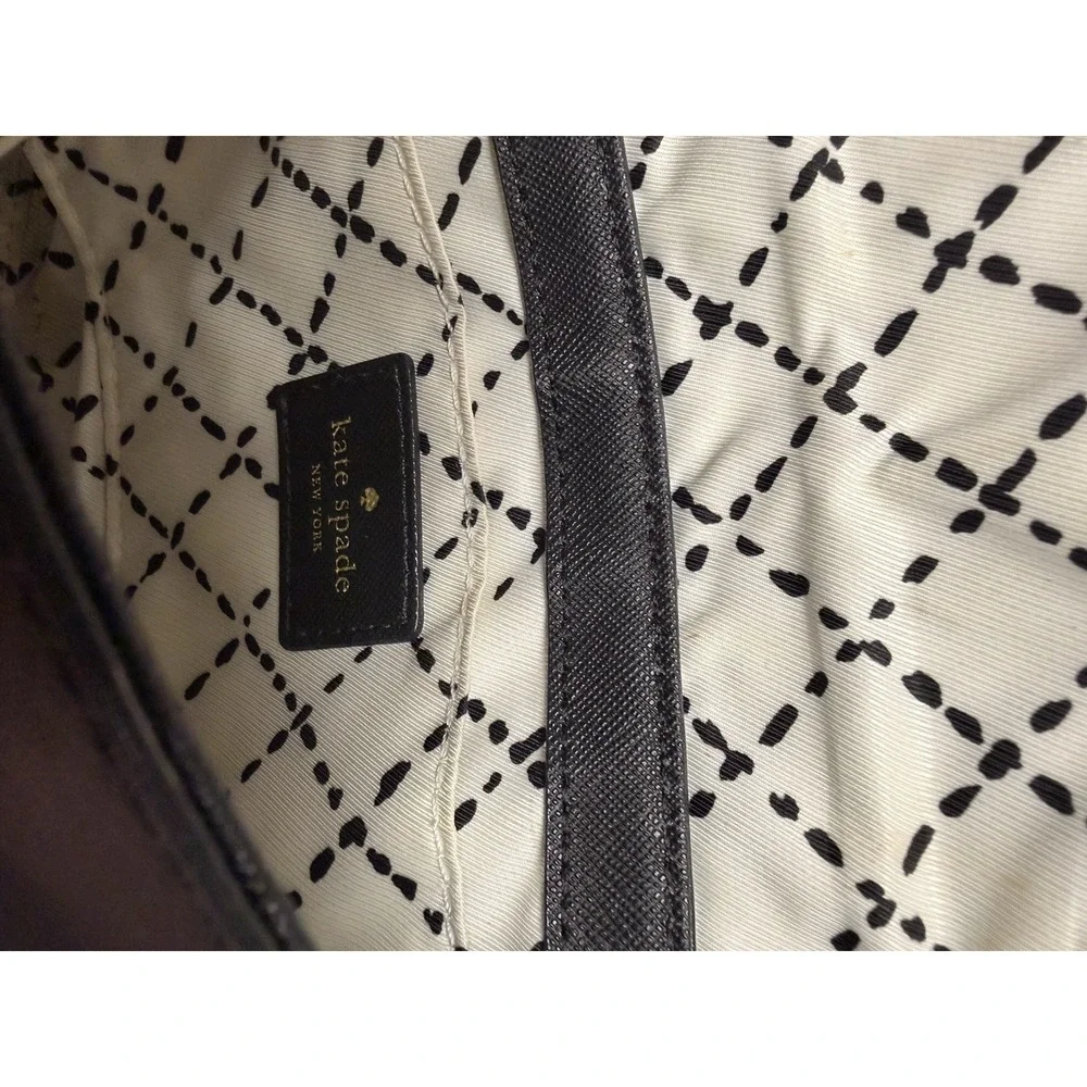 Kate Spade Newbury Lane Sally Crossbody Black Saffiano Leather Gold Lock